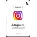 İnstagram Takipci ve Beğeni Arttırma Kartı (NFC / QR)