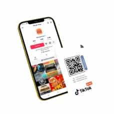 TikTok Takipçi ve Beğeni Arttırma Kartı (NFC / QR)