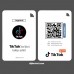 TikTok Takipçi ve Beğeni Arttırma Kartı (NFC / QR)