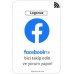 Faceook Takipçi ve Beğeni Arttırma Kartı (NFC / QR)