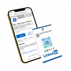 Linkedin Takipçi ve Beğeni Arttırma Kartı (NFC / QR)